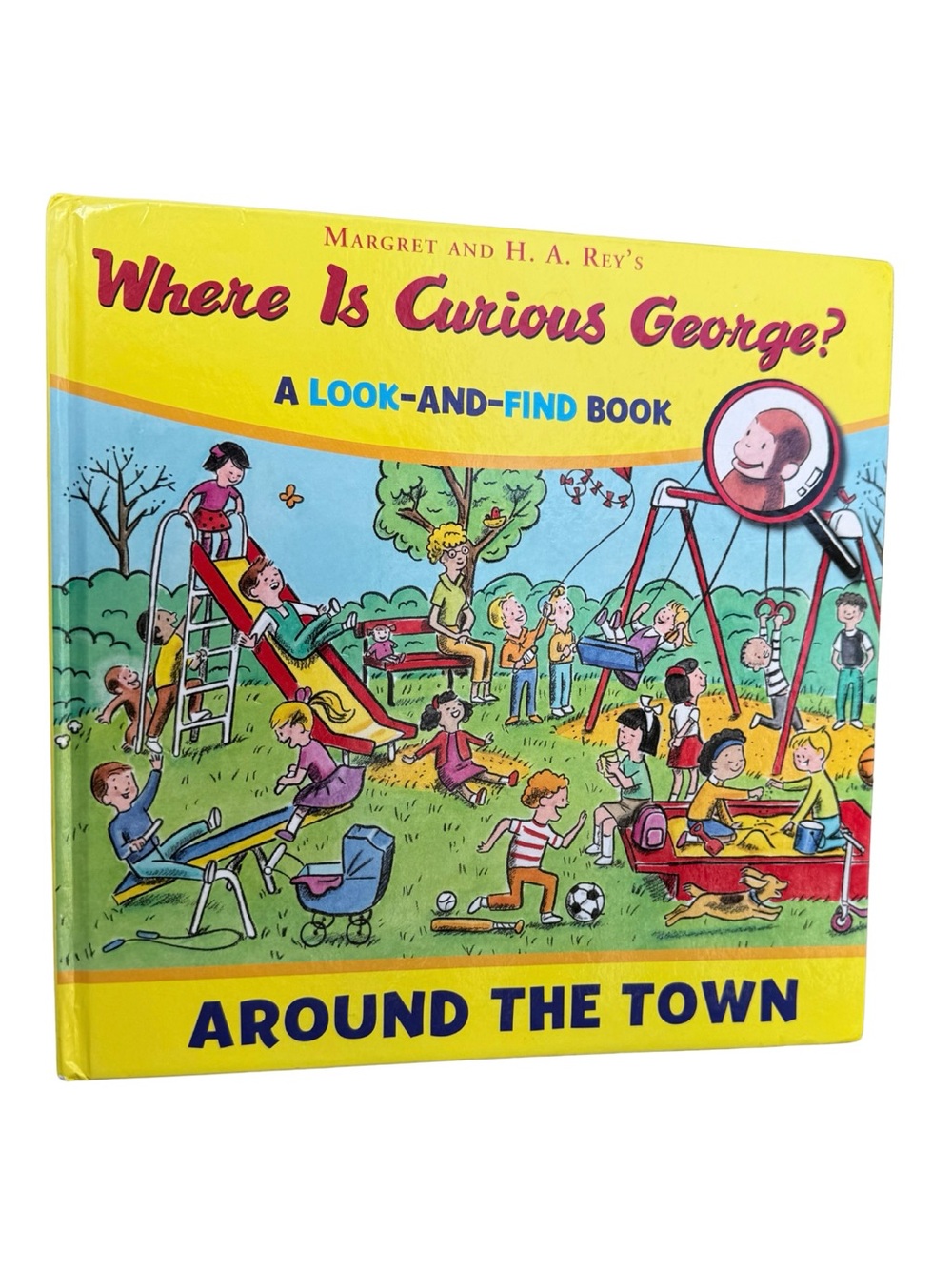 Where is Curious George? Around the Town Look and Find Book
